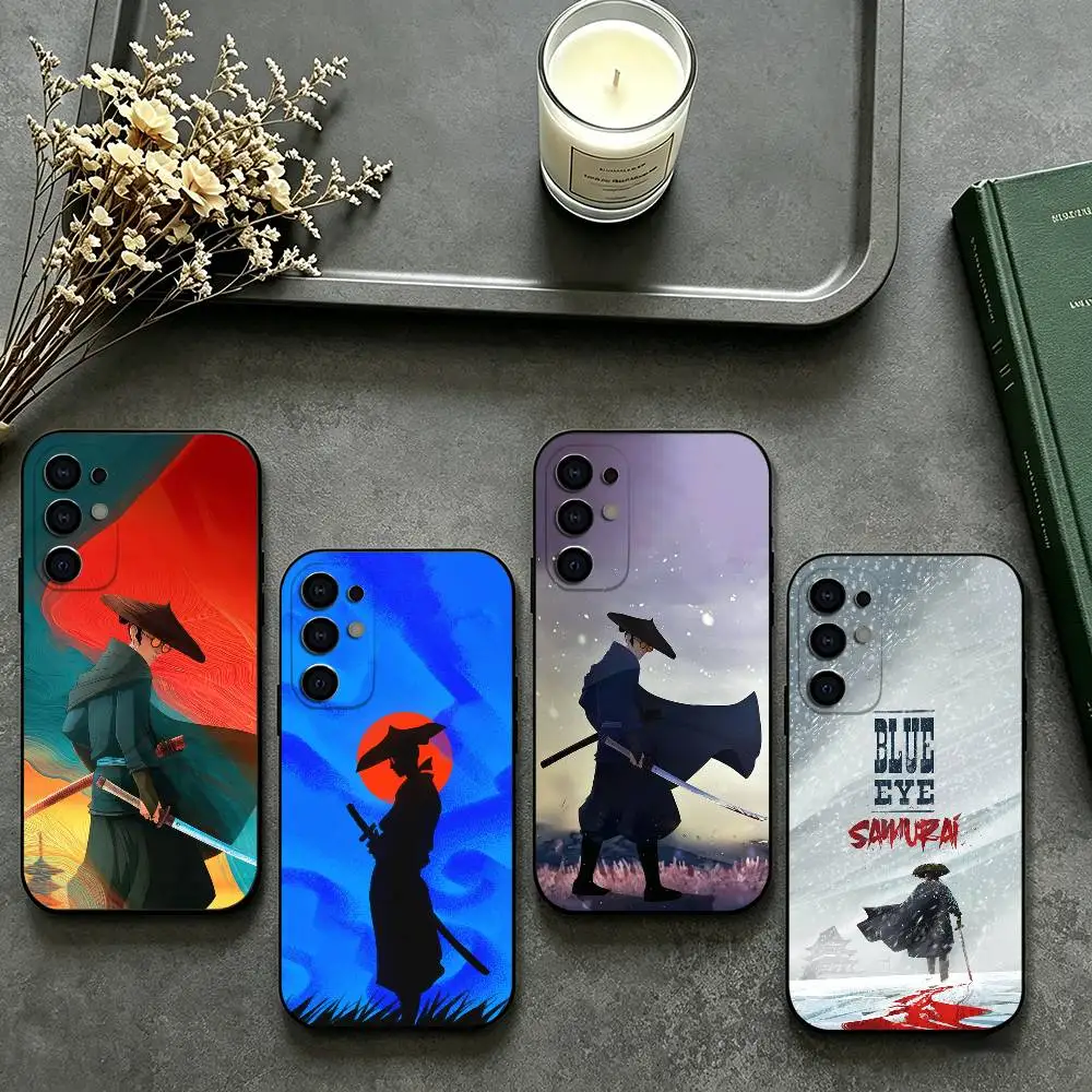 Чехол для телефона B-Blue Eye S-Samurai Mizu для Samsung S26,25,24,21,22,23,30,20,Ultra,Plus,Fe,Lite, черный, мягкий чехол
