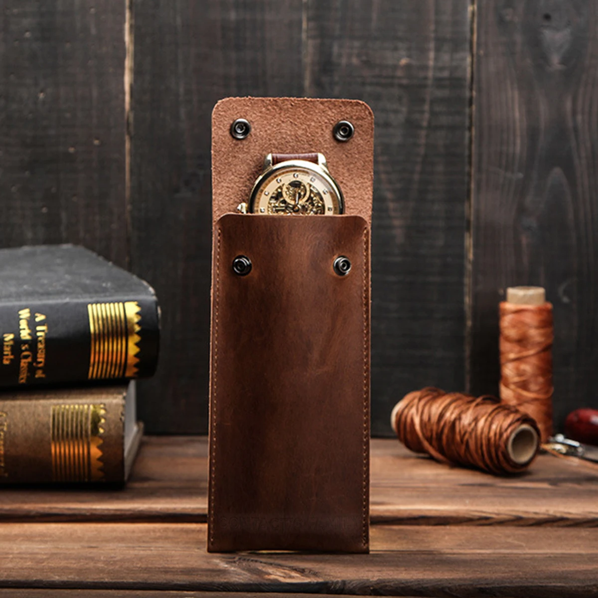 High Quality Leather Watch Protect Bag New Style Lovers Watch Storage Bags Fashion Watch Travel Box Gift Organizer 2026