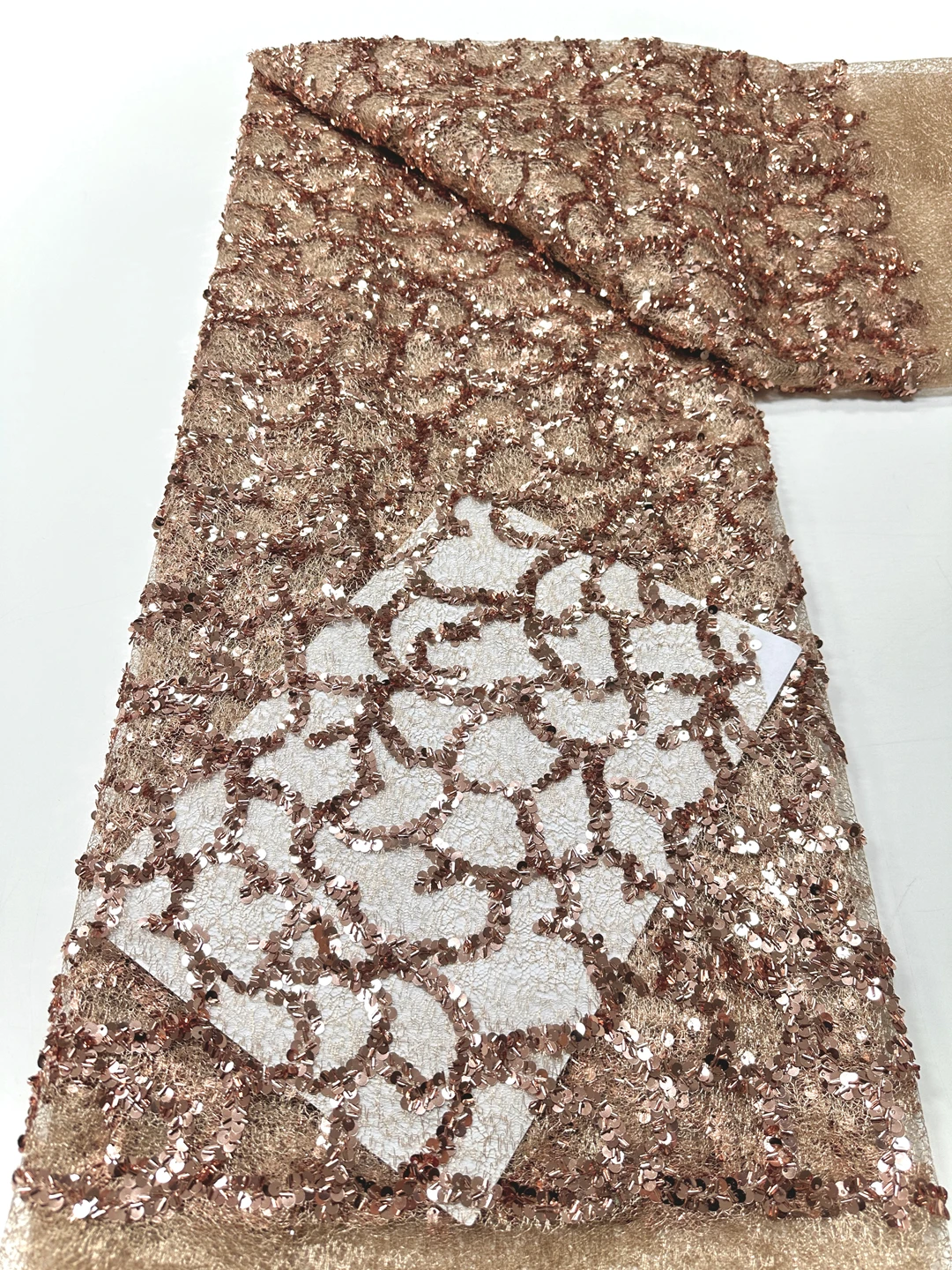 2026 الأحمر الأفريقي نيجيريا جودة عالية الترتر تول أقمشة الدانتيل التطريز حفل زفاف جبر فستان الخرز حجر 5 ياردة