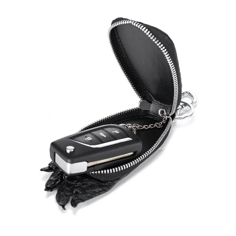 Crocodile Leather Key Bag Crocodile Claw Key Chain Men's Leather Car Lock Key Wallet Business Car Trinkets Key Holder Pochette