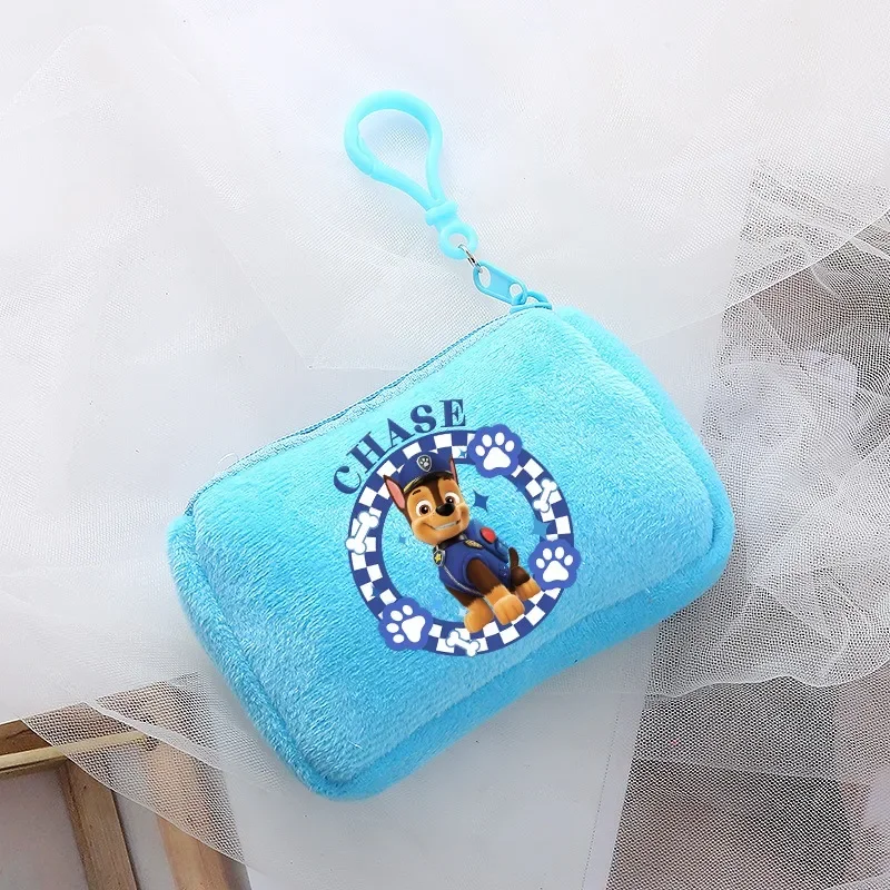 Paw Patrol Coin Purse Chase Skye Cute Plush Wallet Pouch Anime Cartoon Marshall Rubble Portable Clutch Bag Kids Kawaii Xmas Gift