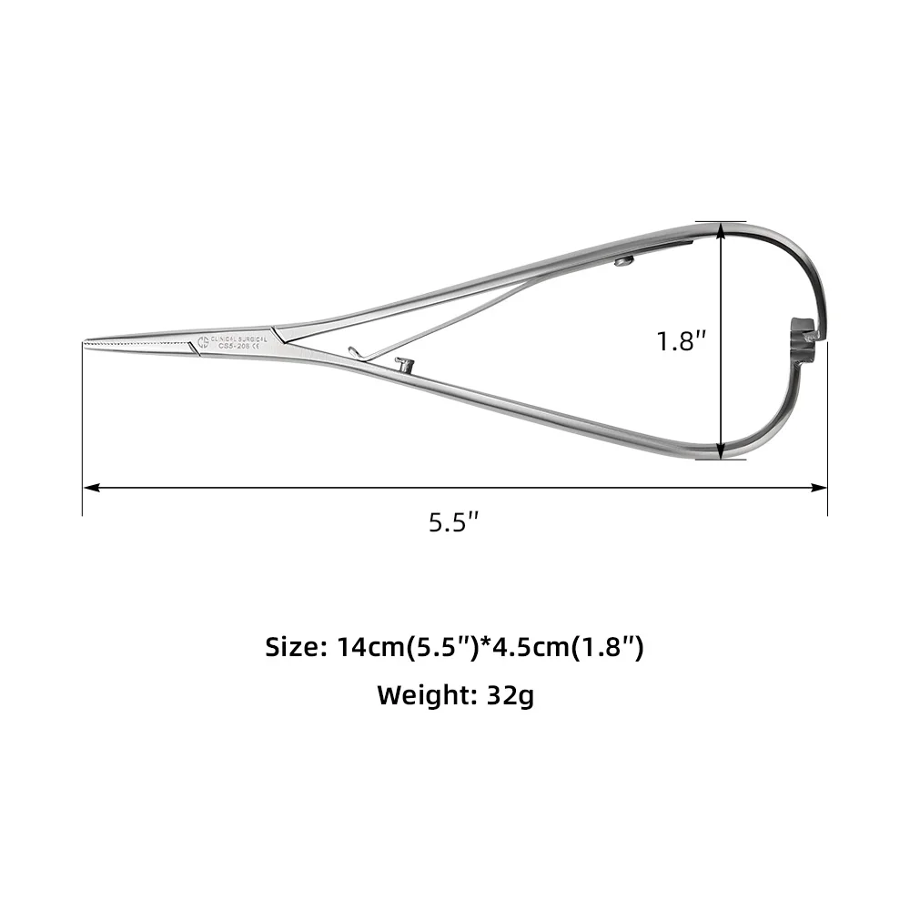 BAISTRA Orthodontic Elastic Placement Ligature Ties Holder Stainless Steel Dental Laboratory Tool