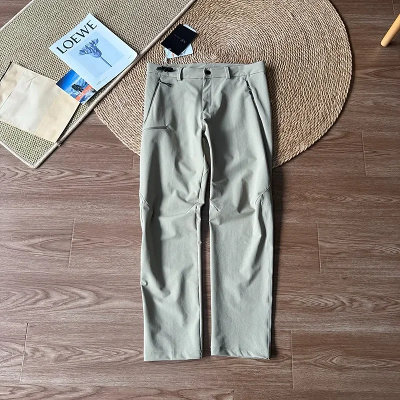 Men's Windproof Outdoor Straight-Leg Pants - Durable Casual Trousers for Hiking, Commuting & Daily Wear