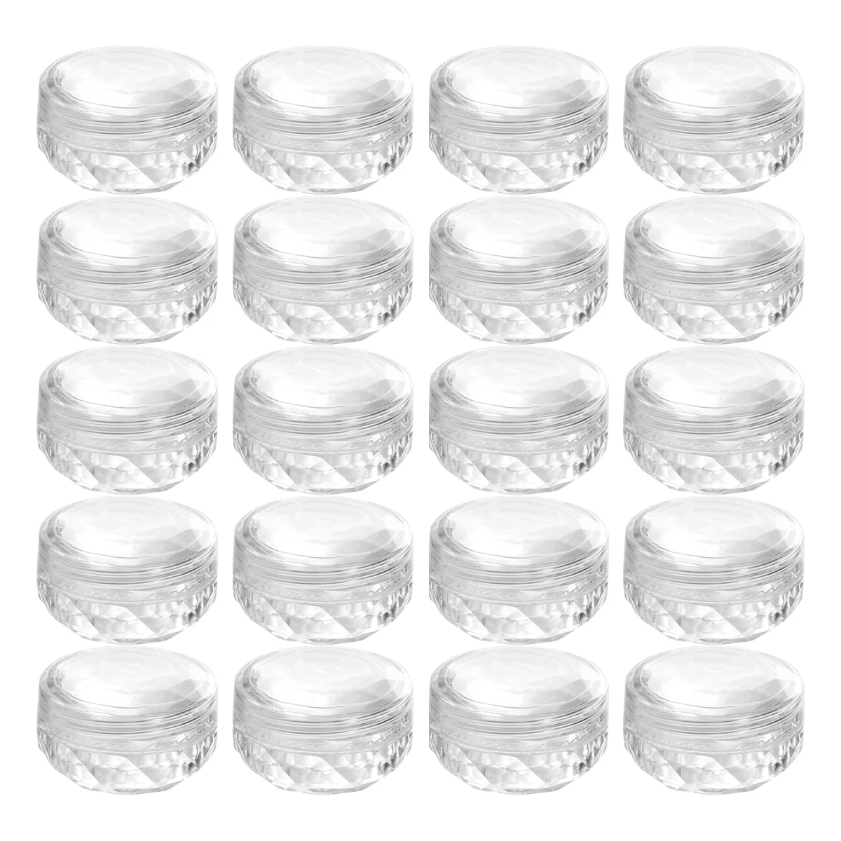 

20 Pcs Storage Jar Sample Jars Empty Dispenser Cosmetics