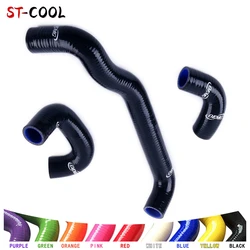 For Abarth Grande Punto / Alfa Romeo Mito Giulietta 1.4 Tb Pop Off Circuit Hoses Silicone Tubes Kit Piping 3Pcs 11 Colors