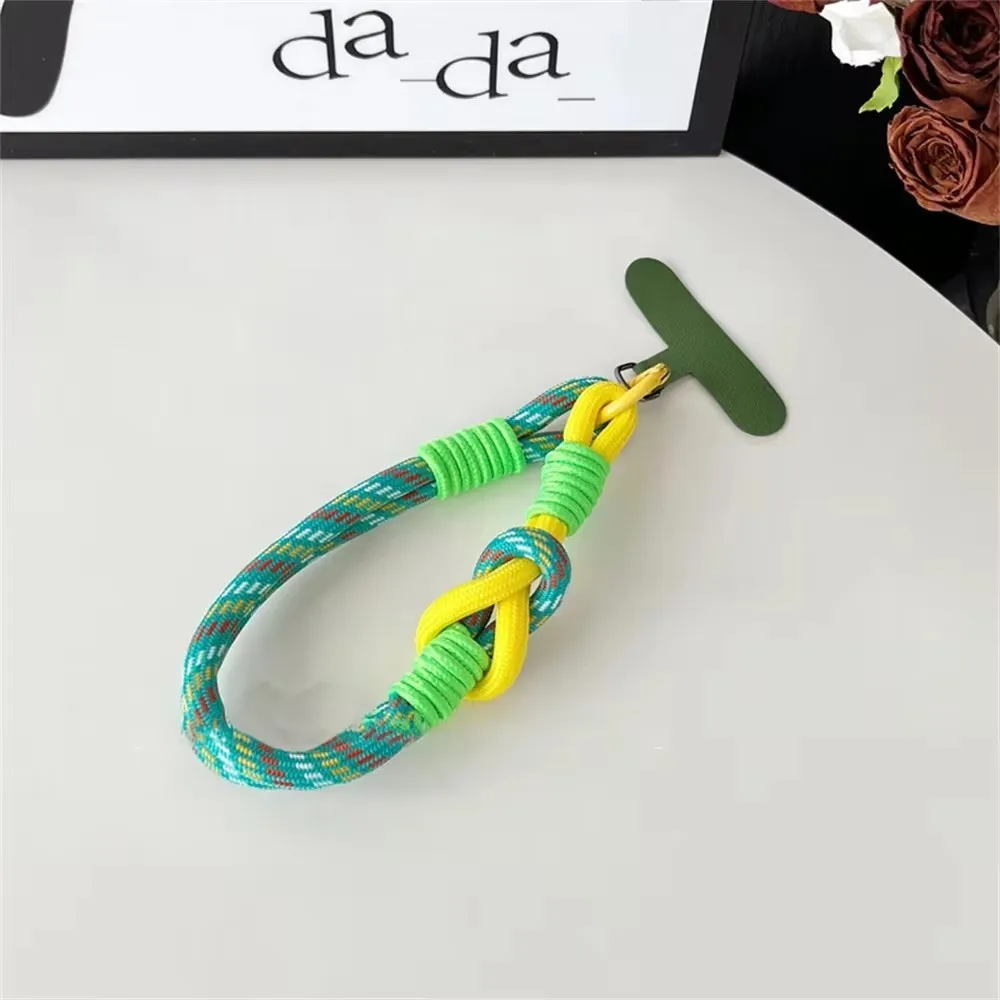 Cute Mobile Phone Lanyard Hanging Decoration Can Be Carried Twist Rope Anti-loss Pendant Fashion Strong Wrist Short Straps Band