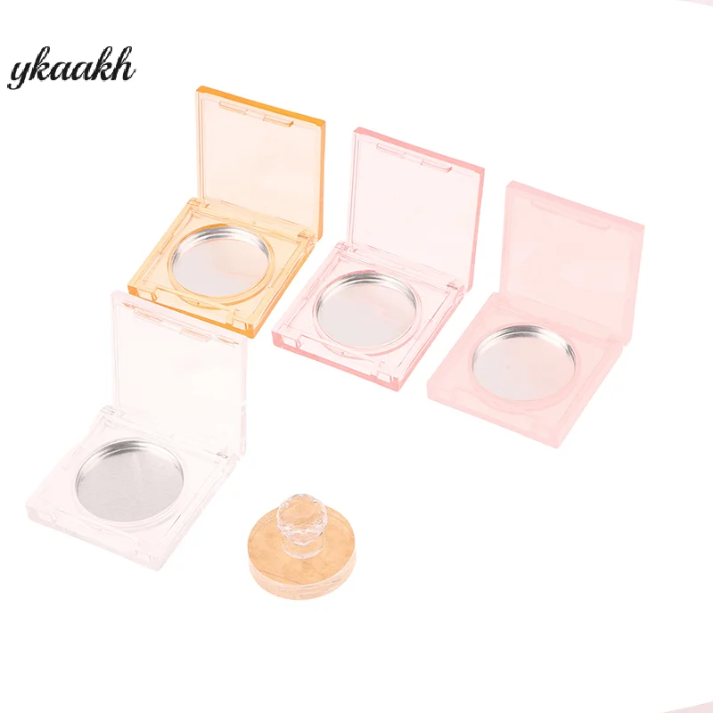

Square Perfume Cream Box Blusher Highlight Concealer Empty Case With Aluminum Plate Plastic Cosmetic Container Clear Makeup Case