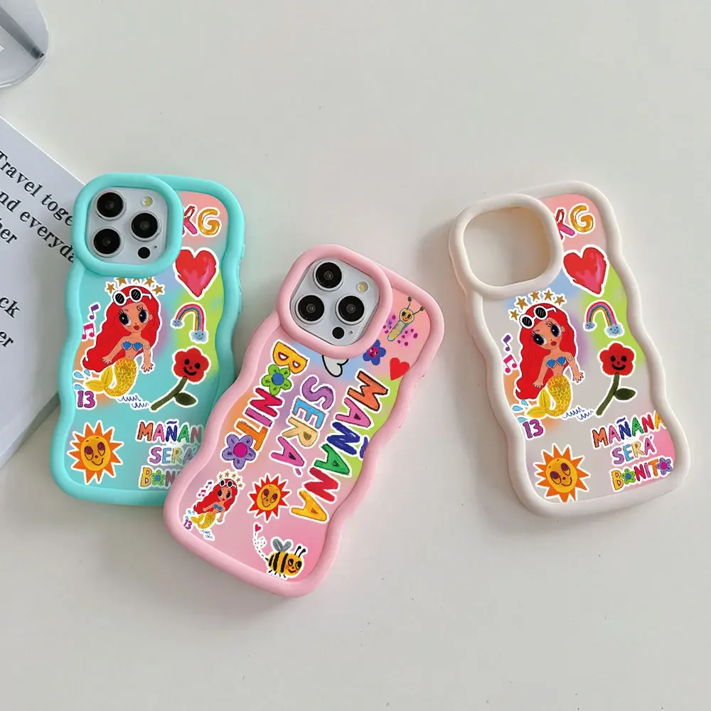 Hot Karol G Manana Sera Bonito casing ponsel untuk Samsung S24 S23 S22 S21 S20 FE Ultra J7 Pro Prime 5G warna permen lembut penutup TPU