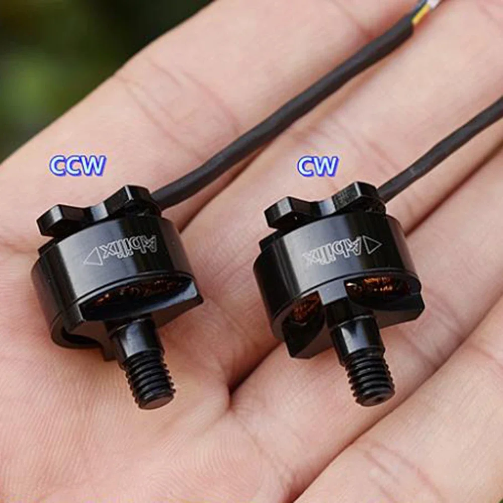 1PCS Black Micro Mini 3S 3-phase Brushless Motor Multi Axis 3300 KV CW CCW for UAV Aircraft Drone Aerocraft 4.9mm Screw Shaft