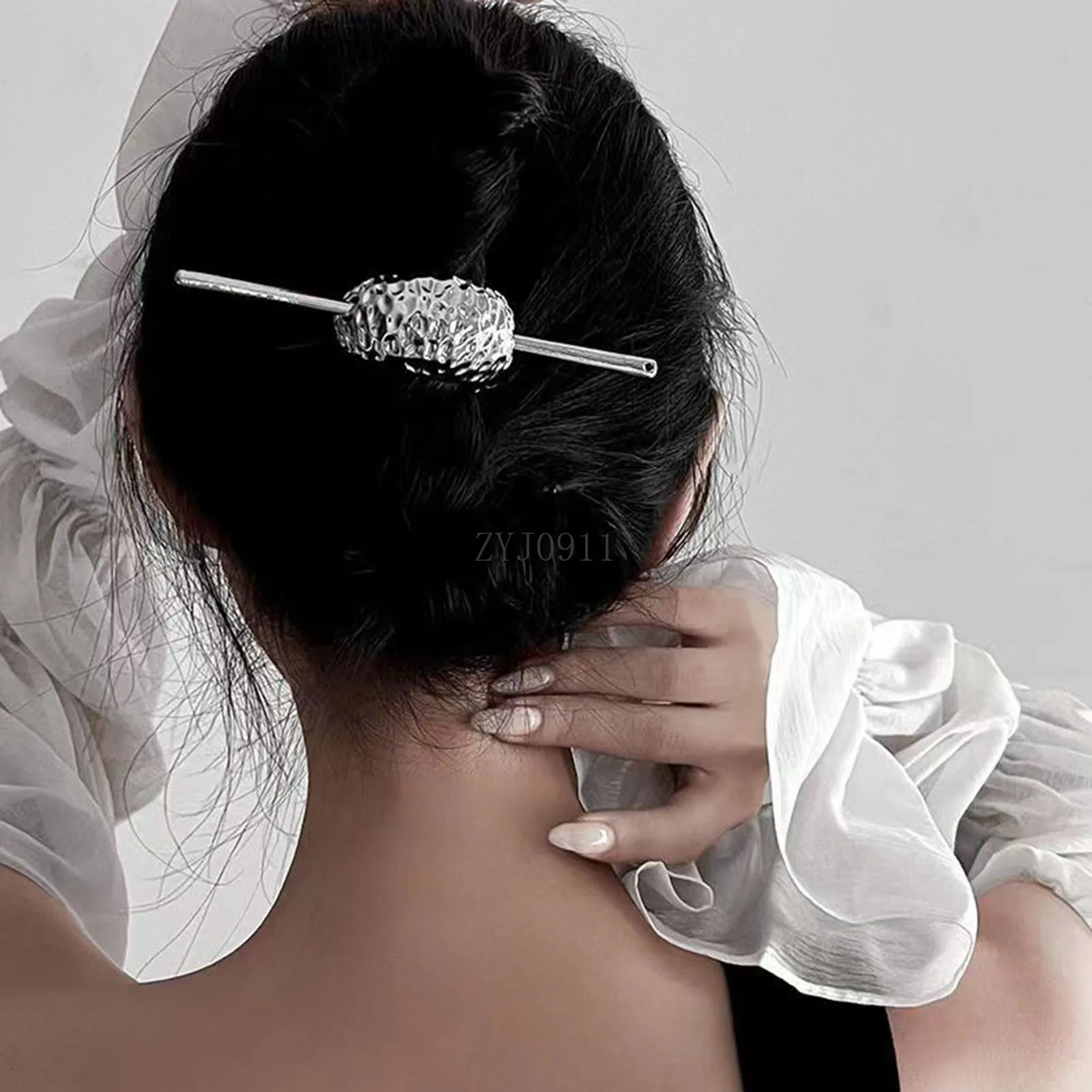 Bâton de cheveux à long pompon pour femme, queue de cheval, chignon de cheveux, épingle à cheveux chinoise Cheongsam, baguettes classiques, bijoux de cheveux, diadèmes de fête, nouveau