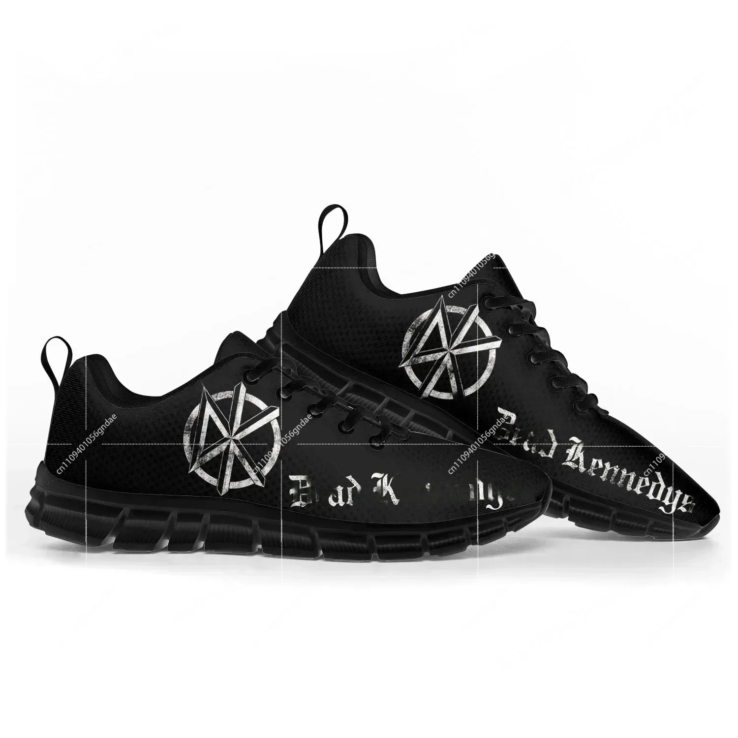 

Dead Rock Band Kennedys Sports Shoes Mens Womens Sneakers Casual Custom Couple Shoes Black