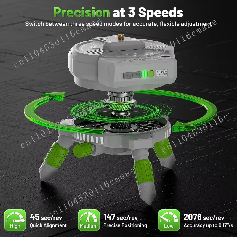 AT5 Laser Level Adapter ,1/4 Threaded Mount with Bubble,360 Rotating&Micro-adjust Fine Turning Pivoting Base