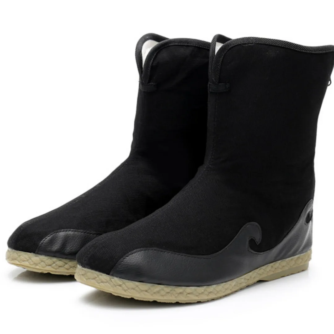 Chinese Ancient Shoes Unisex Cosplay Boots Non Slip Sole Traditional Hanfu Opera Shoes Unisex Chinese Wedding Cloth Boots