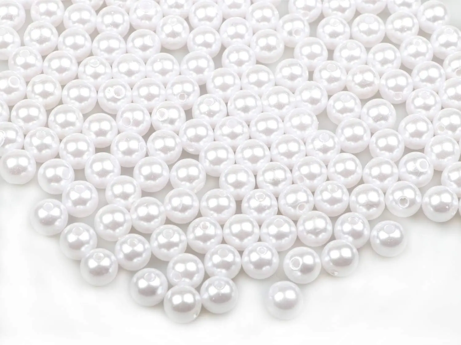 Multiple Sizes of 4-14mm Acrylic Artificial Pearls, Used for DIY Clothing, Bracelets, Necklaces, and Jewelry Production