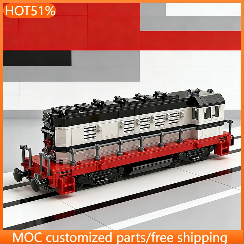 

Конструктор 962 детали: Дизельный локомотив класса 458.1 (MOC), модульная сборка, креативный дизайн, простой DIY-набор, игрушка, рождественский подарок