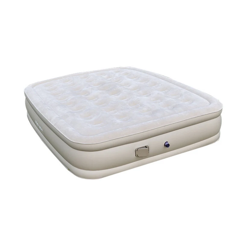 Moderne Automatische Doppel Luft Matratze Hoch Verdicktes Aufblasbares PVC-Bett Beflockung Faltbar Für Den Hausgebrauch Mittages