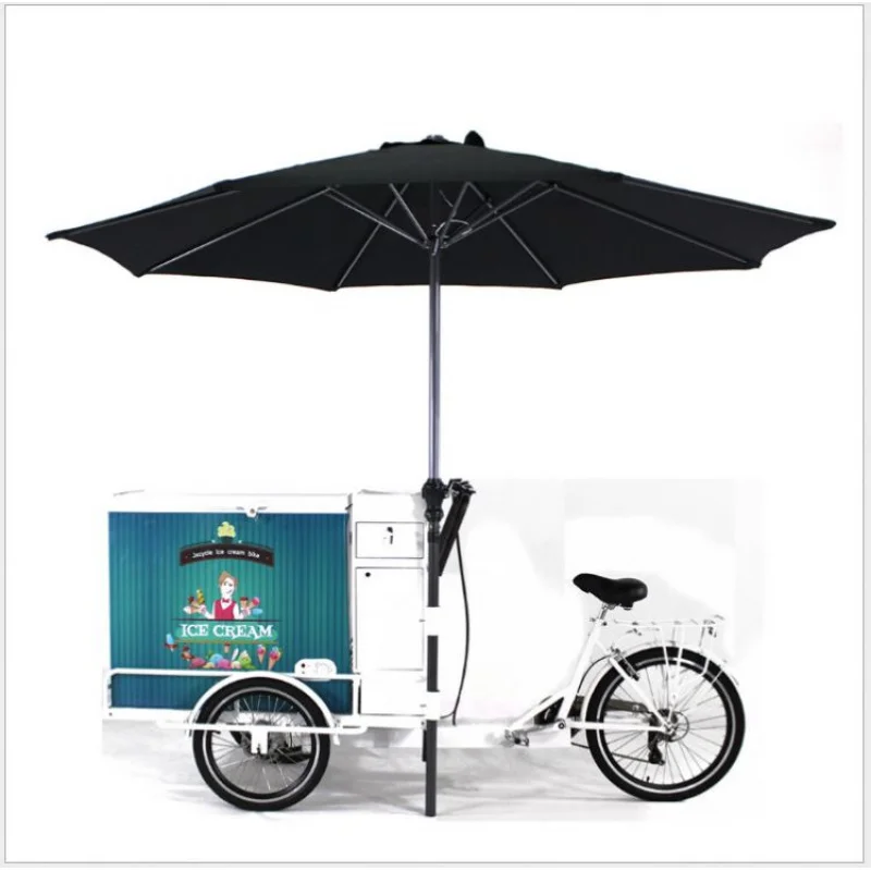 custom.Automatic Bagged Mobile Snack Vending Cart Hand Push Tricycle Bike Food Shops Hotels Farms Cake Pizza Kitc
