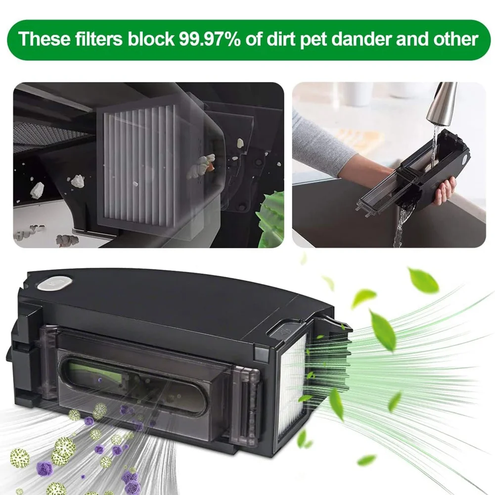 Популярный для пылесоса IRobot Roomba I7 I7+ I3 I3+ I4 I4+ I6 I6+ I8 I8+ J7 E5 E6 E7 Основная боковая щетка Детали фильтра Hepa