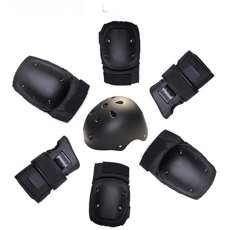 

Children's Cycling Knee Elbow Pads Protection Gear Adult Men's Balance Bicycle Roller Skating Longboard Head Protection