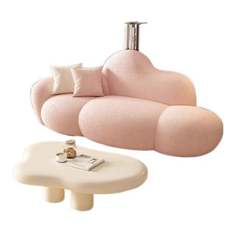 Cream wind, personalized creative sofa, living room cloud sofa, clothing store lounge area