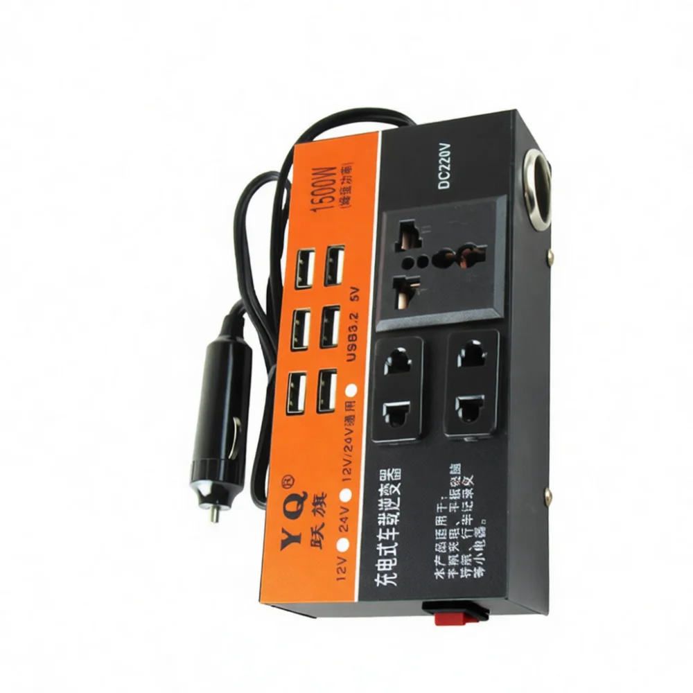 Universal Electric Power Inverter 12V 24V To 110V 220V Converter With USB Charger Port For Car Truck Automotive Travel Accessori