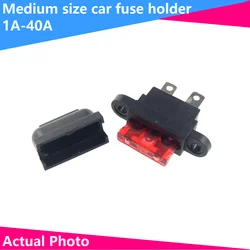 5PCS Car Auto Holder Wire Fuses Holders In-Line Standard Blade Fuse with medium fuse