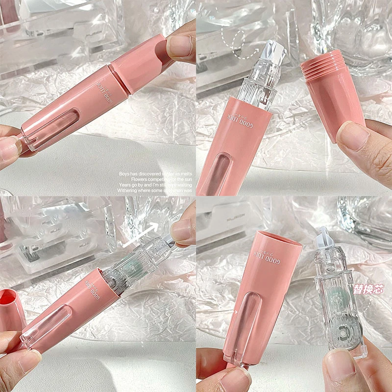 Ins Eenvoud Correctie Tape Kawaii Perstype Correctieband Wit Uit Vervangbare Core Corrector Gereedschap Dingen Voor School