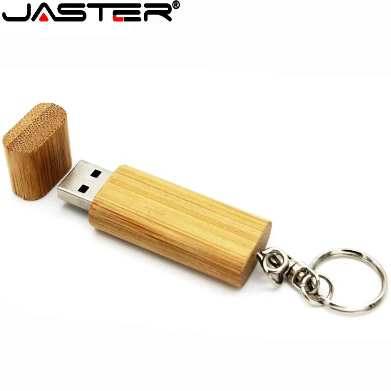 JASTER 나무 USB 플래시 드라이브, 무료 사용자 정의 로고 펜 드라이브, 32GB, 64GB, USB 2.0, 16GB, 무료 키 체인, 메모리 스틱, 결혼 선물 U 디스크