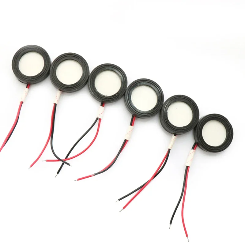 6PCS/Lot 25mm Ultrasonic Mist Maker Fogger Ceramics Discs with Wire & Sealing Ring Humidifier Accessories
