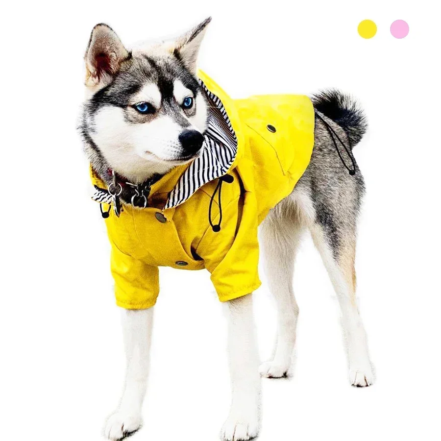

High Quality Waterproof Pet Dog Coat for Small Medium Large Dogs Windproof Jacket Dog Raincoat Dog Sport Hoodies Pet Clothes