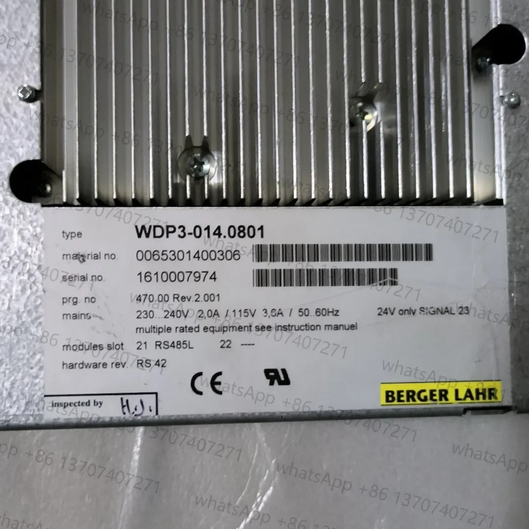 WDP3-018.0801 WDP3-014.0801 Driver untuk BERGER LAHR