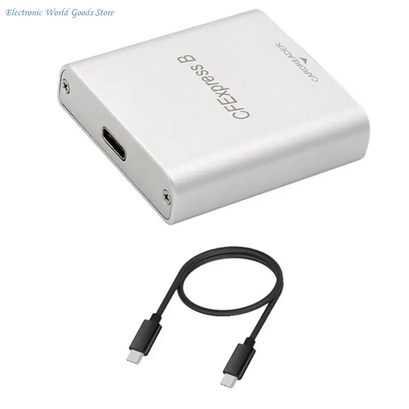 A3PD For SLR CR316 CFexpress Card Reader USB3.1 Gen2 Type B C Adapter Support CFE Memory Card USB3.0 with Cable