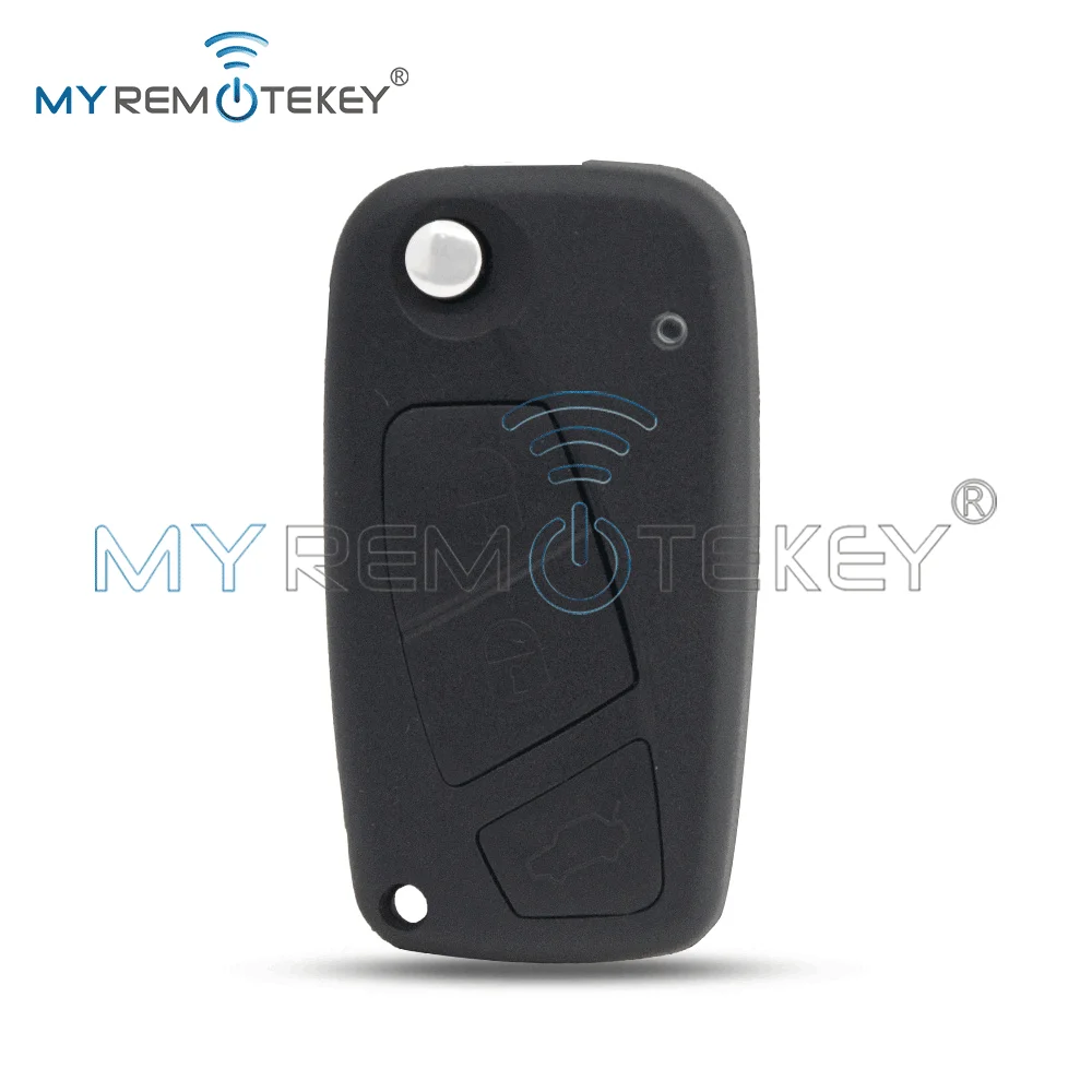 REMTEKEY SIP22 블레이드 플립 폴딩 리모컨 자동차 키 쉘 케이스 (피아트 푼토, 두카토, 스틸로, 판다용)