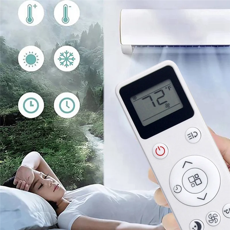 ABJF-A/C UYKQ-100B Für BLACK+ DECKER UYKQ-100B Fernbedienung Ersatz für Klimaanlage