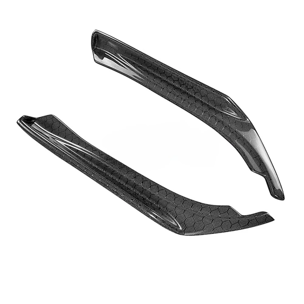 

Honeycomb Weave Carbon Fiber Rear Bumper Side Splitter for Q50custom