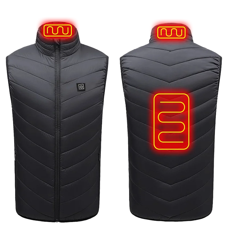NONE 21 Zone Heated Vest Graphene Black M 4