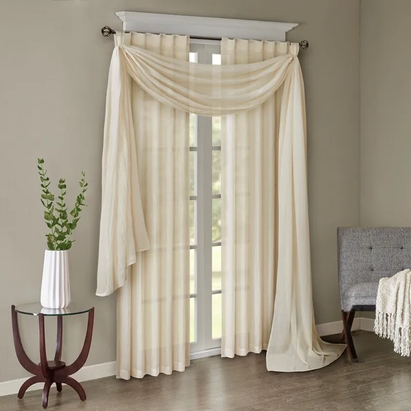 

Solid Crushed Curtain Panel Pair(2 Pcs Window Panels)