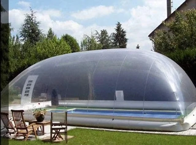 WINSUN Air sealed Inflatable Swimming Pool Cover Dome Tent   Inflatable bar Stage Disco LED Tent