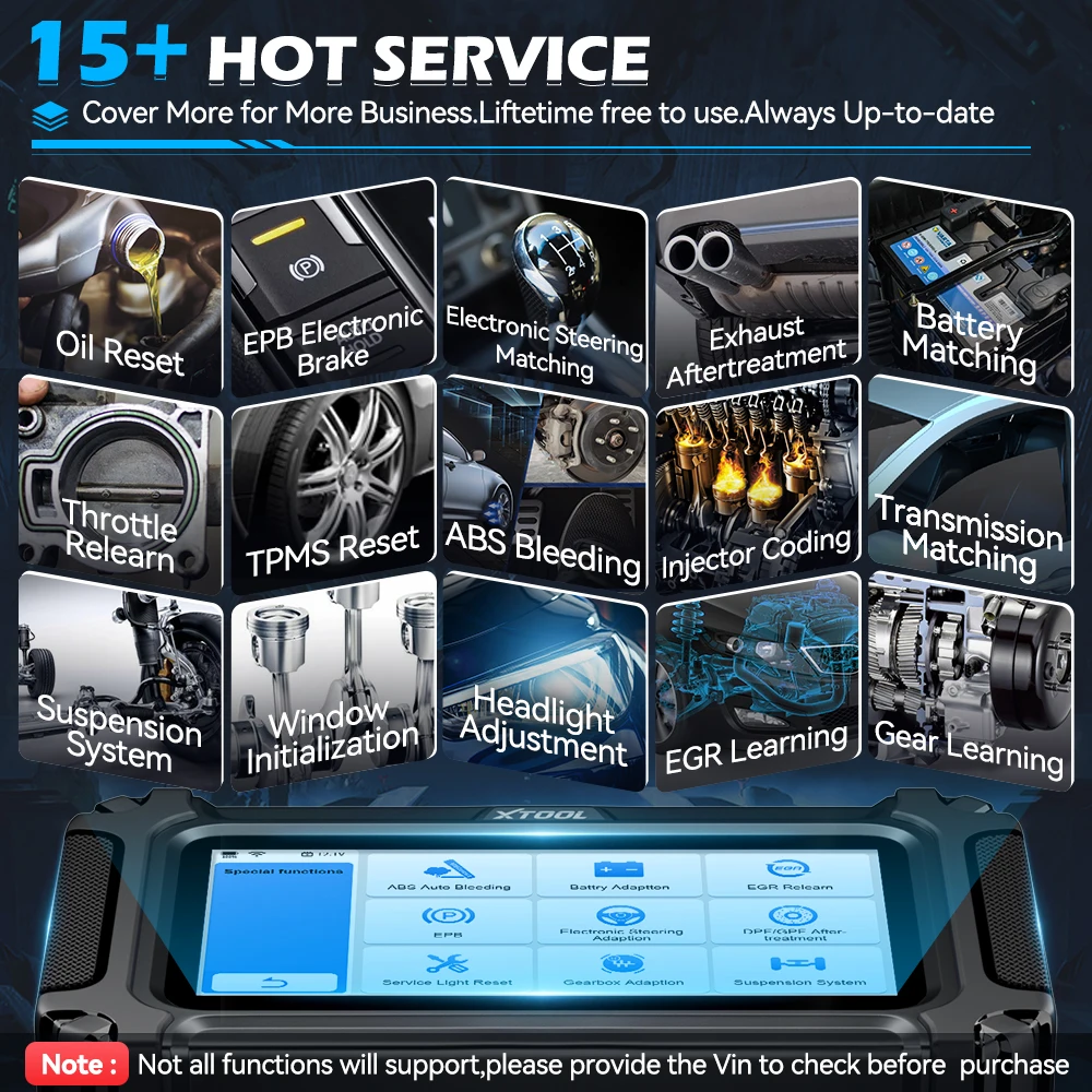 Picture 4: 2025 New D6 Universal Full System Diagnostic Tools OBB2 Scanner BMS Reset Injector Coding Machine With CAN FD/FCA