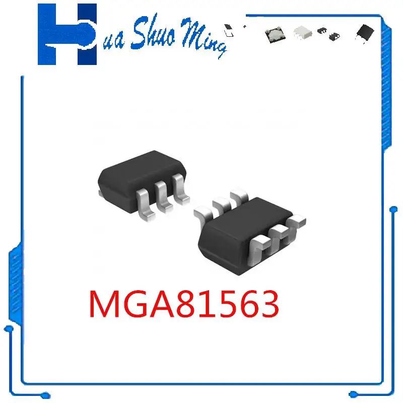 10Pcs/Lot  MGA-81563-TR1G MGA-81563 MGA81563 SOT-363  OB3636AMP SOT23-6