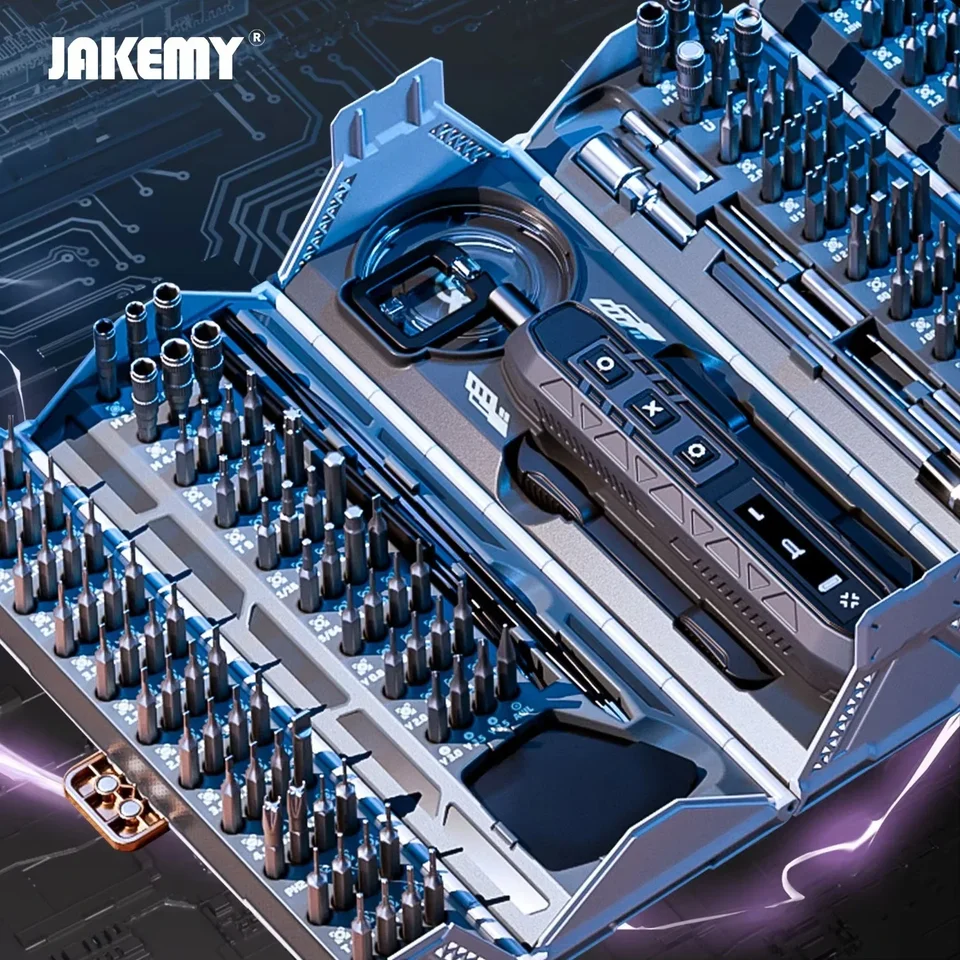 180-in-1 Magnetic Screwdriver Set, 3-Speed, Insulated, for Phone