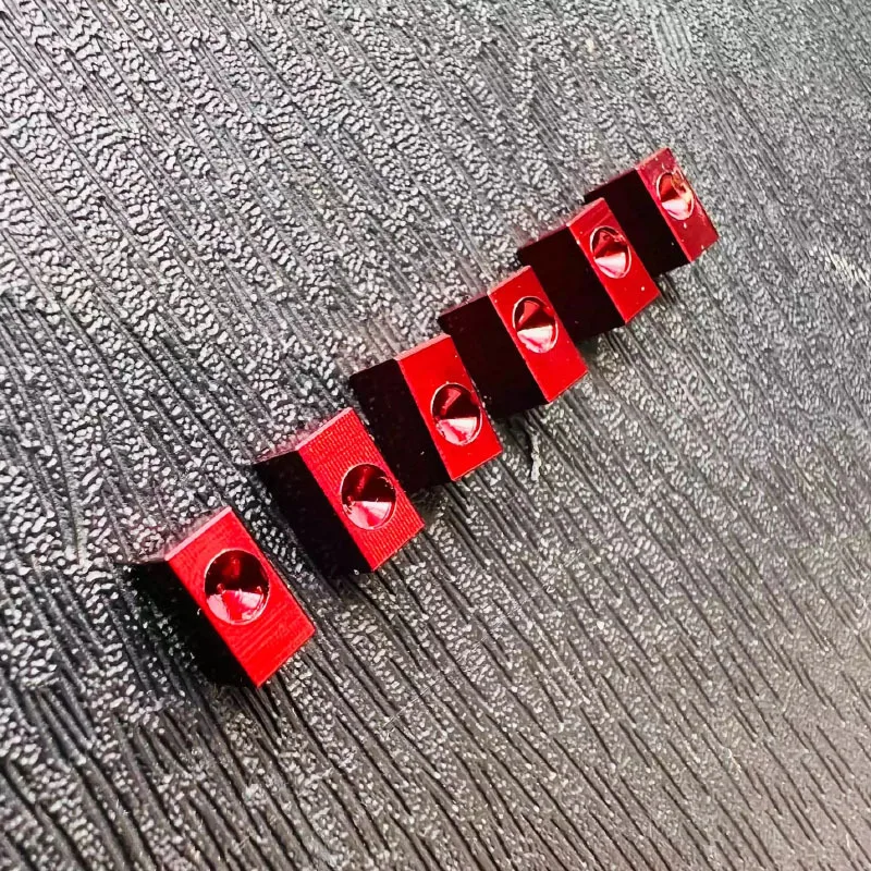 Titanium Alloy Series Red Pressure Chord Block, Non Fading and Non-Rusting Ibz Electric Guitar, Double Rocking Bridge Accessorie