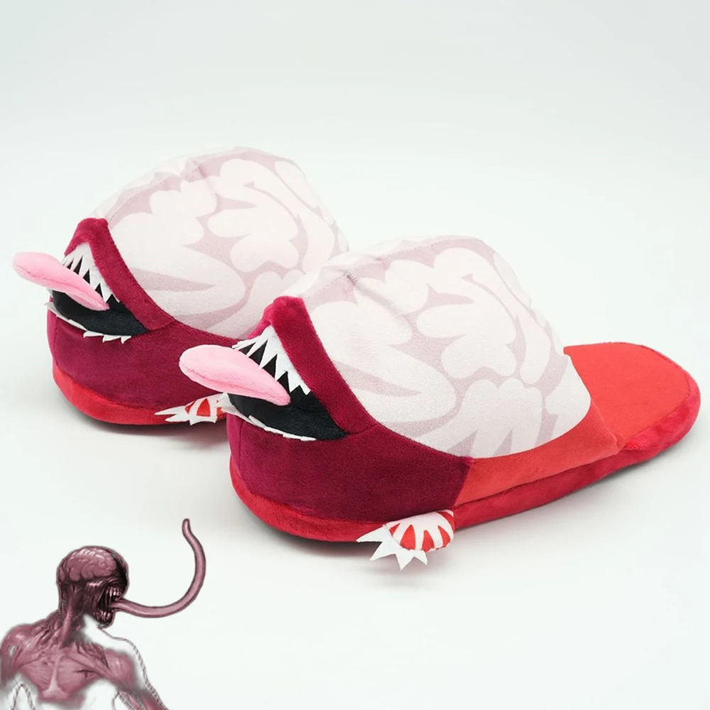 Movie Zombie Walking Dead Licker Cosplay Slippers Unisex Plush Soft Home Slippers Halloween Shoes Costume