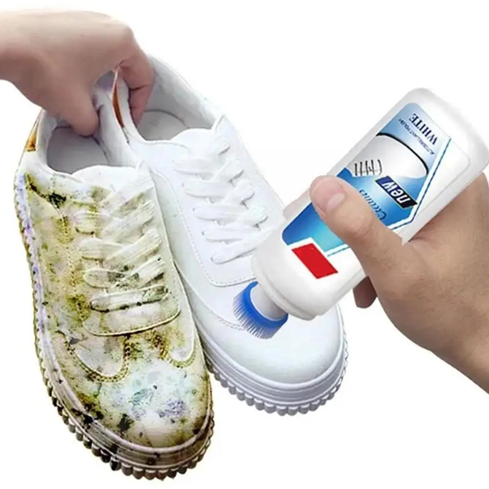 White Shoe Polishing Artifact Cleats Wash Free Decontamination Sports Cleaning Cleaner Whitening White Shoe Shoes Brush Age S9Y4