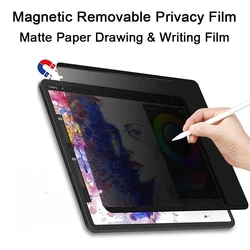 360 Detachable Magnetic Privacy Screen Protector for Huawei MatePad Pro 13.2 12.6 12.2 11 10.8 11.5S SE 11 Honor X9 Drawing Film