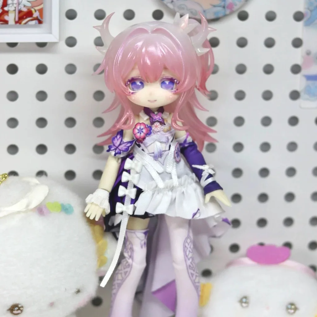 

Castorice Косплей Ob11 Одежда 1/12 BJD Аниме Игра Косплей Куклы Костюмы Продукт ручной работы Игрушки Аксессуары