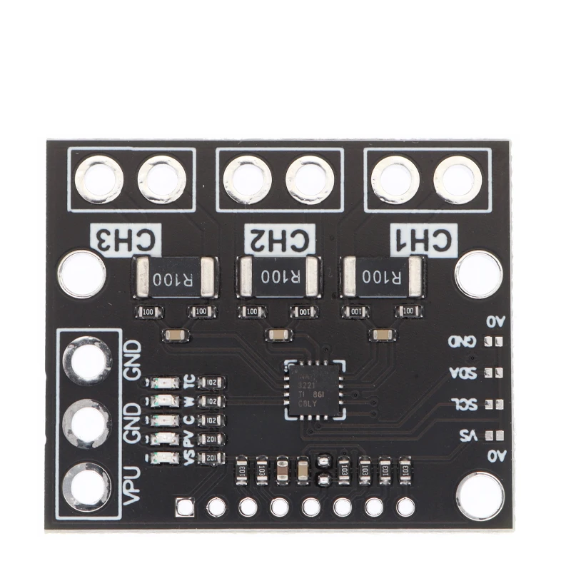 INA3221 Triple-Channel Module, High-Side Measurement, Shunt and Bus Voltage Monitor with I 2C- and SMBUS-Compatible Interface