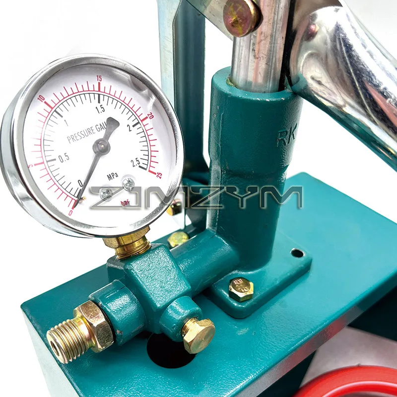 2.5Mpa Hand Power Test Pump Alunium Manual Water Pump Thick Water Pipe Pressure Test Pump