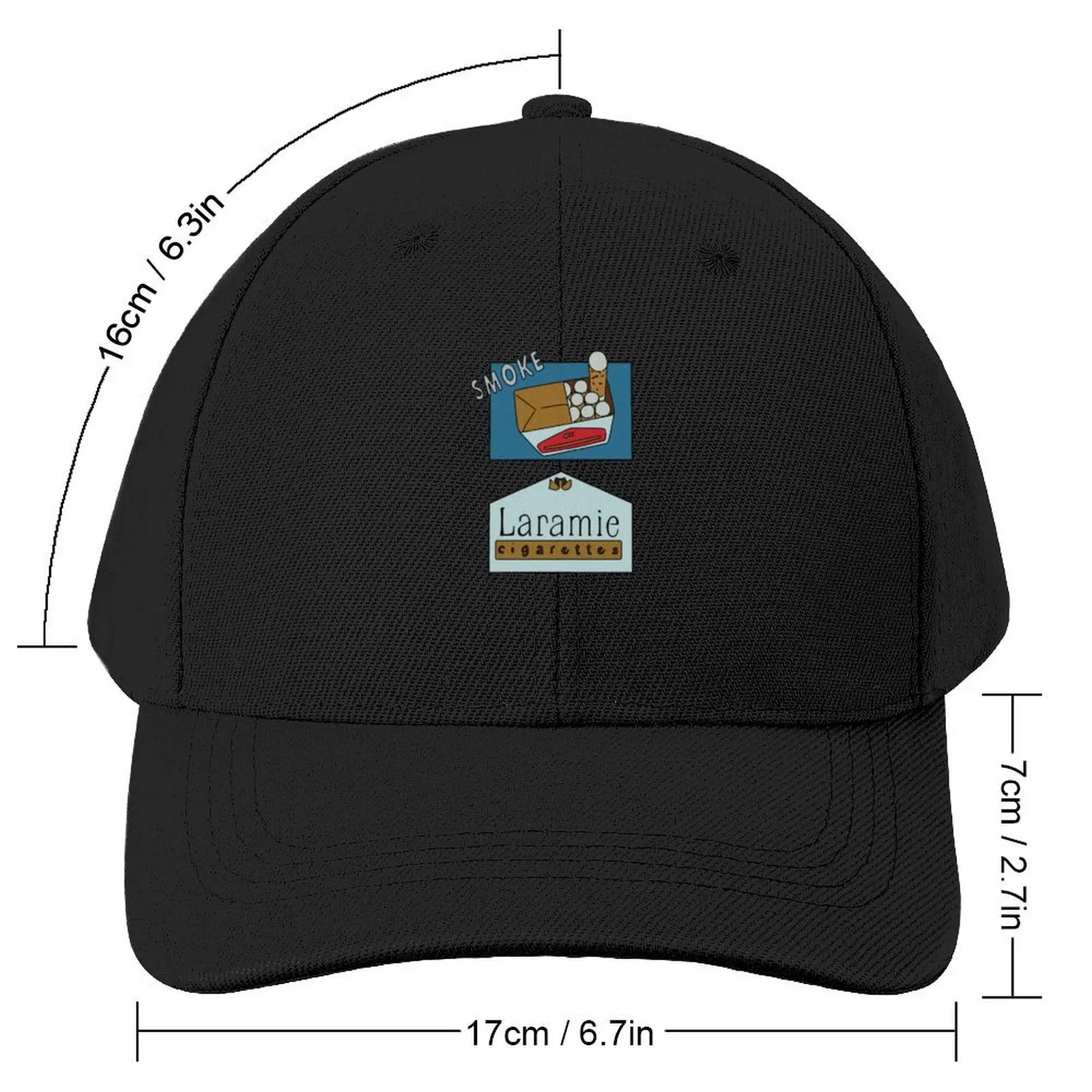 Laramie Cigarettes Ad Baseball Cap Custom Cap tea Hat Cosplay Trucker Hat Golf Men Women's