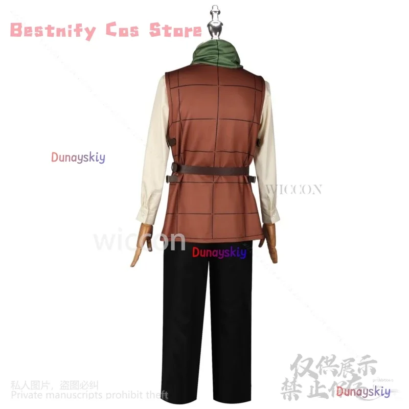 CosplayAnime Delicious In Dungeon Cosplay Chilchuck Tims disfraz uniforme bufanda camisa guantes pelucas para Halloween Navidad personalizado